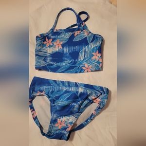 Infant 2-Piece Floral Swimsuit size 12 M by Carters